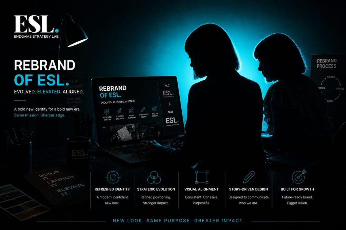 Brand launches and rebrands work by Endgame Strategy Lab